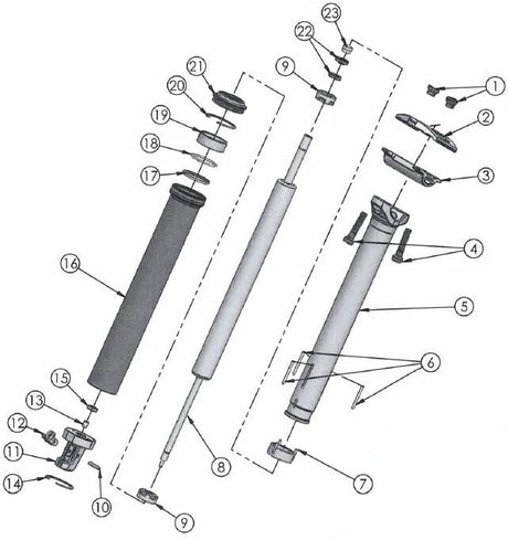 Contec Service Kit Nara Dropair DLX Kit A CT Service Kit Nara Dropair DLX Kit A 80 mm