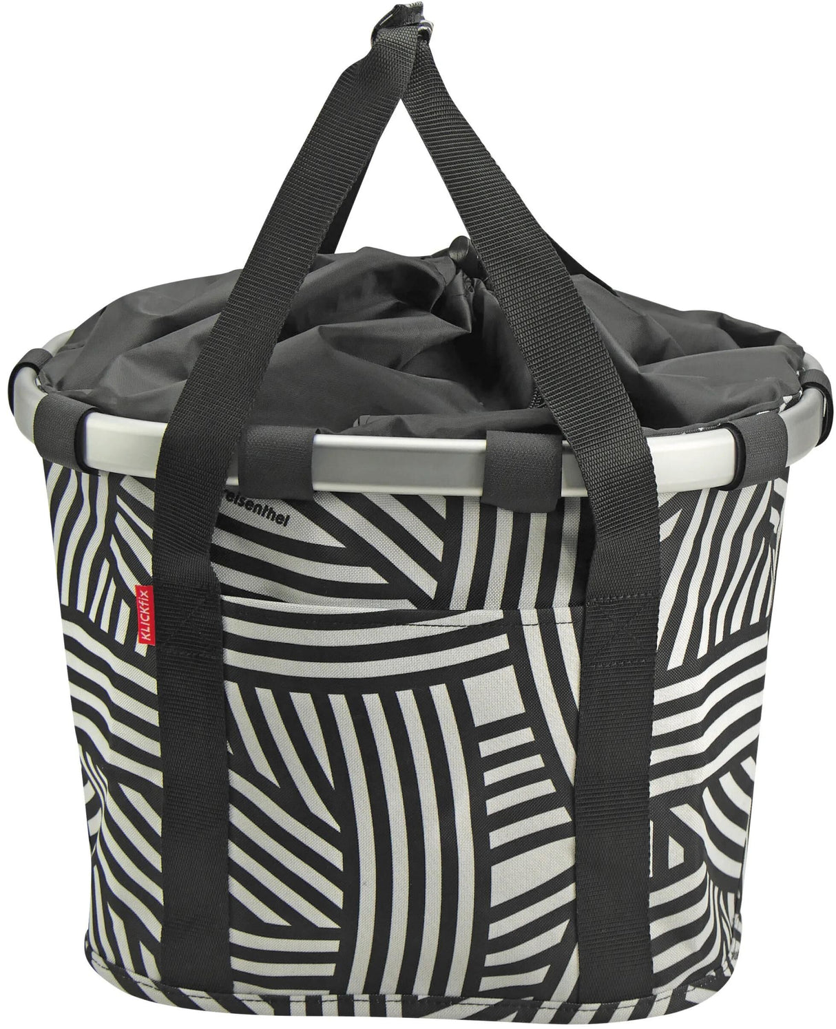 Klickfix Rixen Kaul Shopper Bag Bikebasket Shop.bag R K Bikebasket Zebra