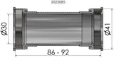 ELVEDES BOT. BRACKET Press Fit 41mm BB86-92 Shim.