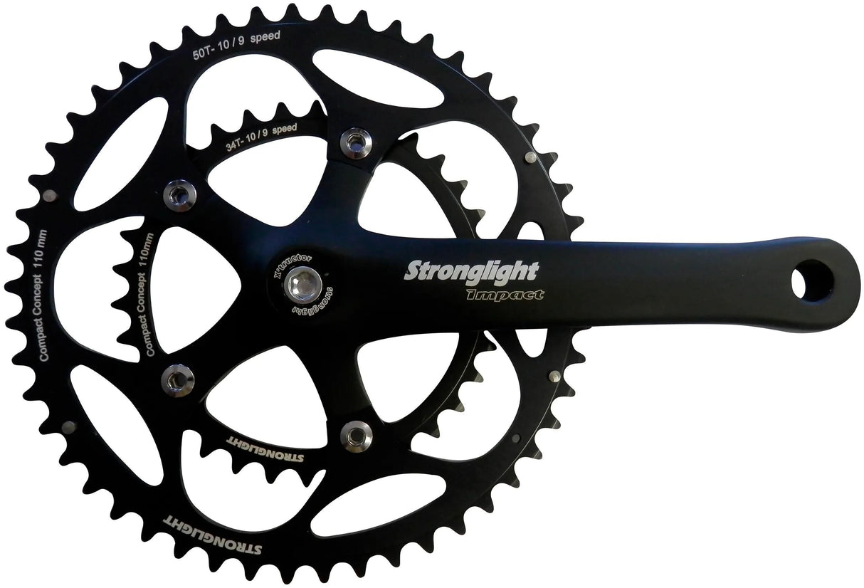 Stronglight Kurbelgarnitur Impact Compact Kurbelgarnitur Strongl.Impact Compact 34 50t 170mm