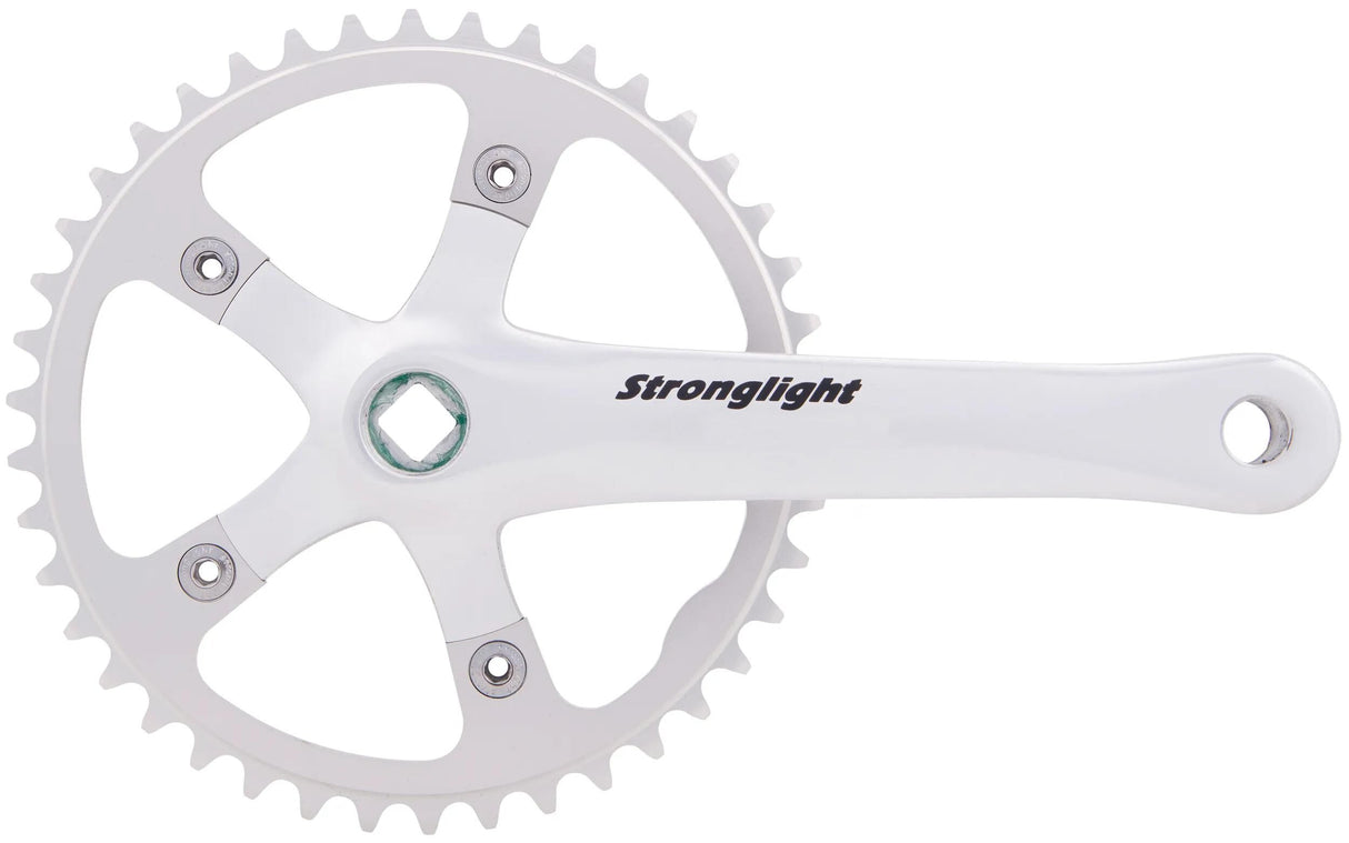 Stronglight Kurbelgarnitur Impact Kurbelgarnitur Strongl.Impact Silber eloxiert