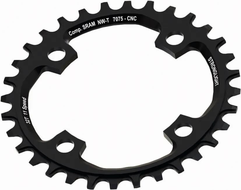 Stronglight Kettenblatt Kettenblatt 38t BCD 104 Alu schwarz