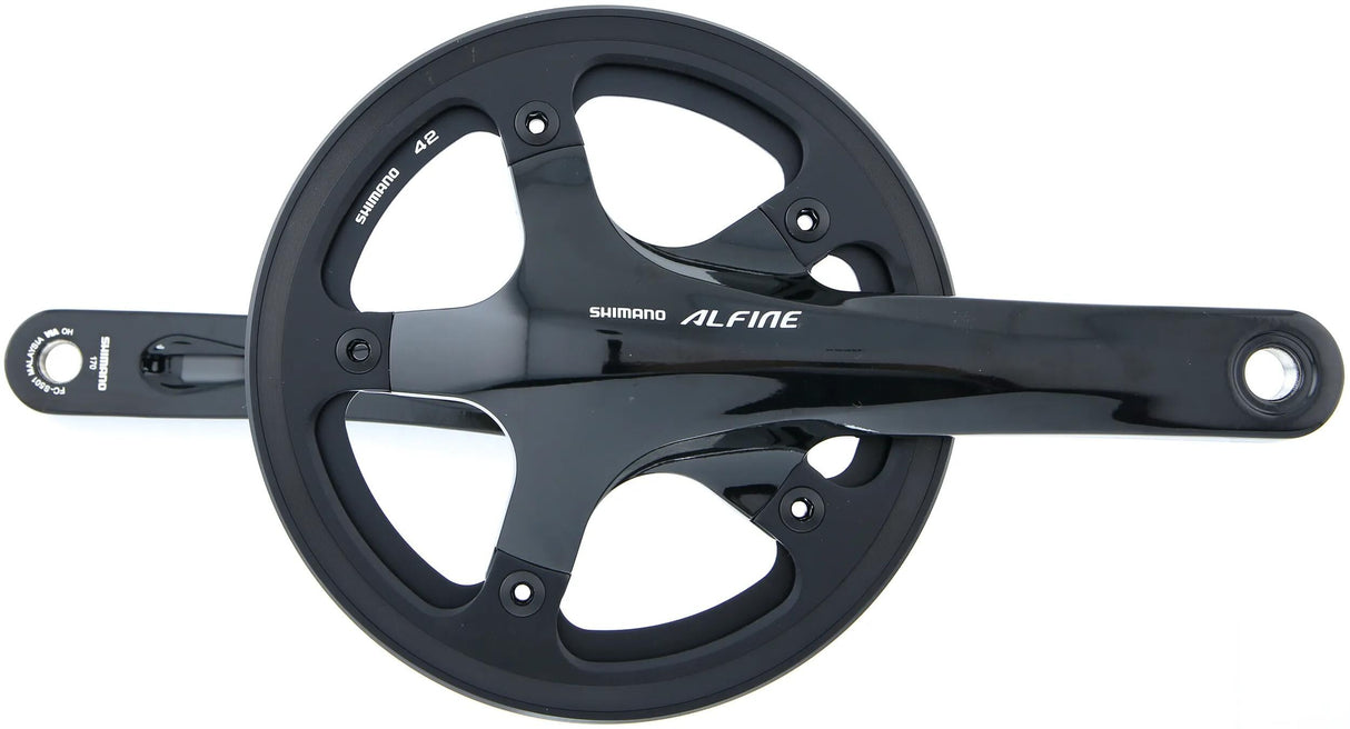 Shimano Kurbelgarnitur Alfine FC-S501 Kurbelgarnitur Shim.alfi.fcs501 39t.170mm ht2 1sp bl.