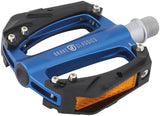 Tapferes klassisches Pedal, fremdes Pedal, mutige Klasse. fremdes Aluminium, blau