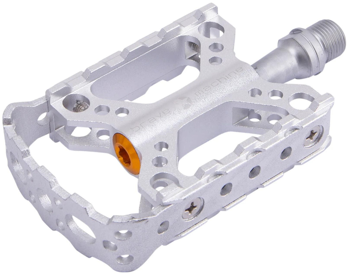 Brave Plattformpedal-Mod. 19 Plattformpedal Silber