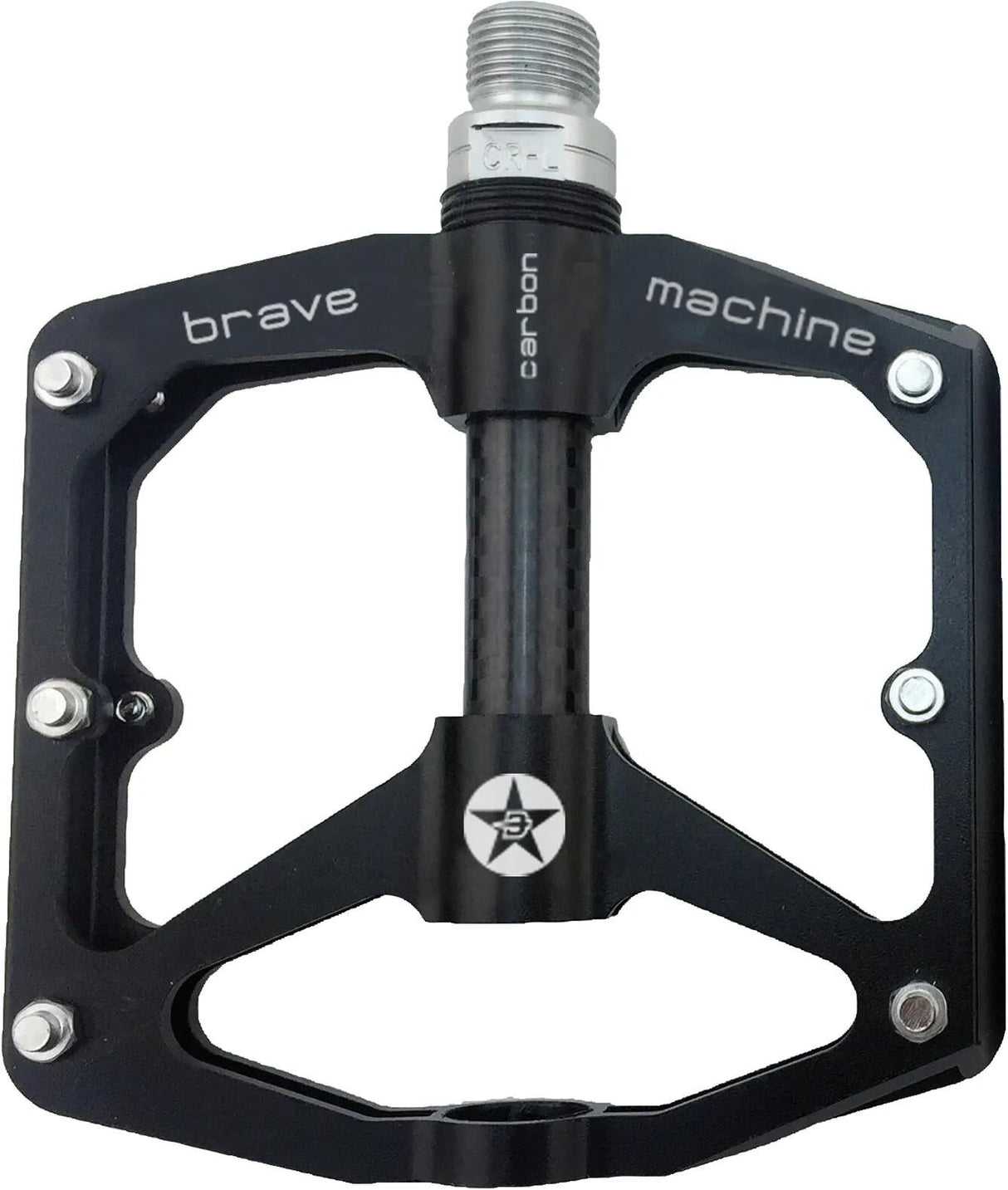 Brave Plattformpedal Freeride Carbon Mod. 19 Plattformpedal Freeride Carbon bl.