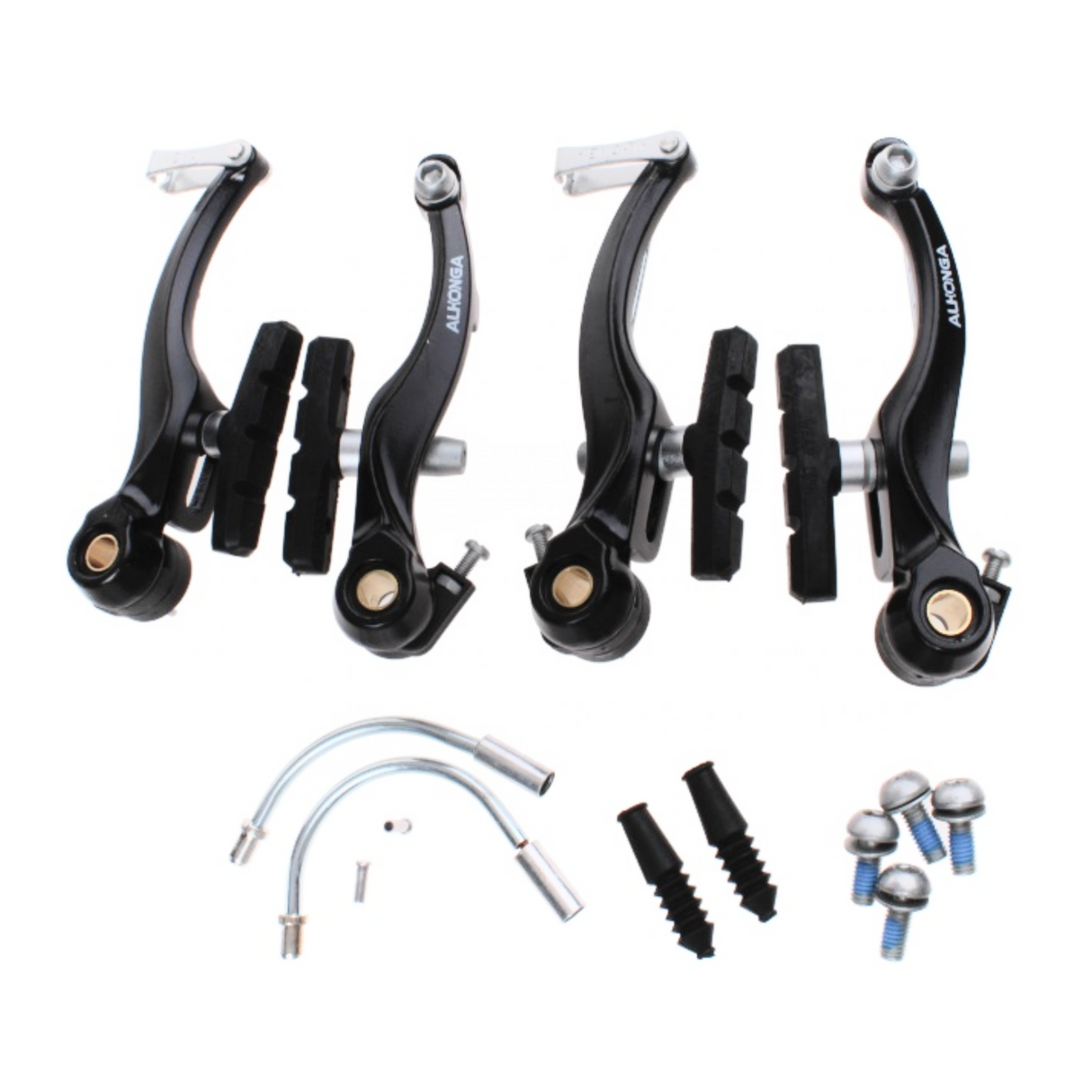 V-Brake REM-Set Negro delantero + trasero completo