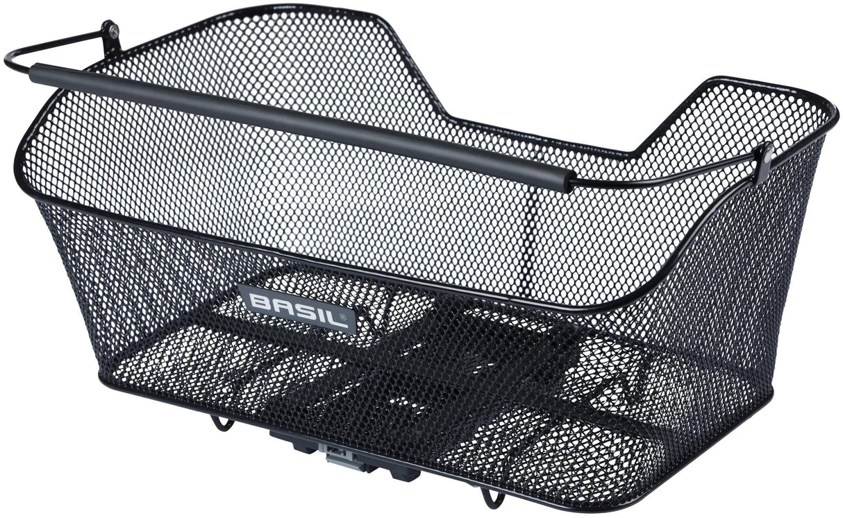 Basil Fahrradkorbbasis XL Hinterradkorb Mik 44 x 23 x 17 cm - Schwarz