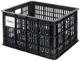 Basil recycelte Fahrradkiste m 29,5 Liter mik 33 x 44 x 27 cm – Schwarz