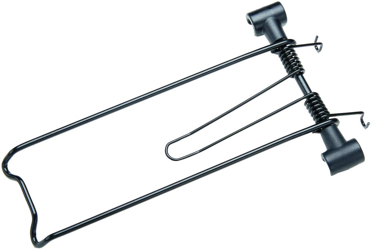 Racktime Klemme mit Feder 10 mm Clip 100 mm Breite schwarz
