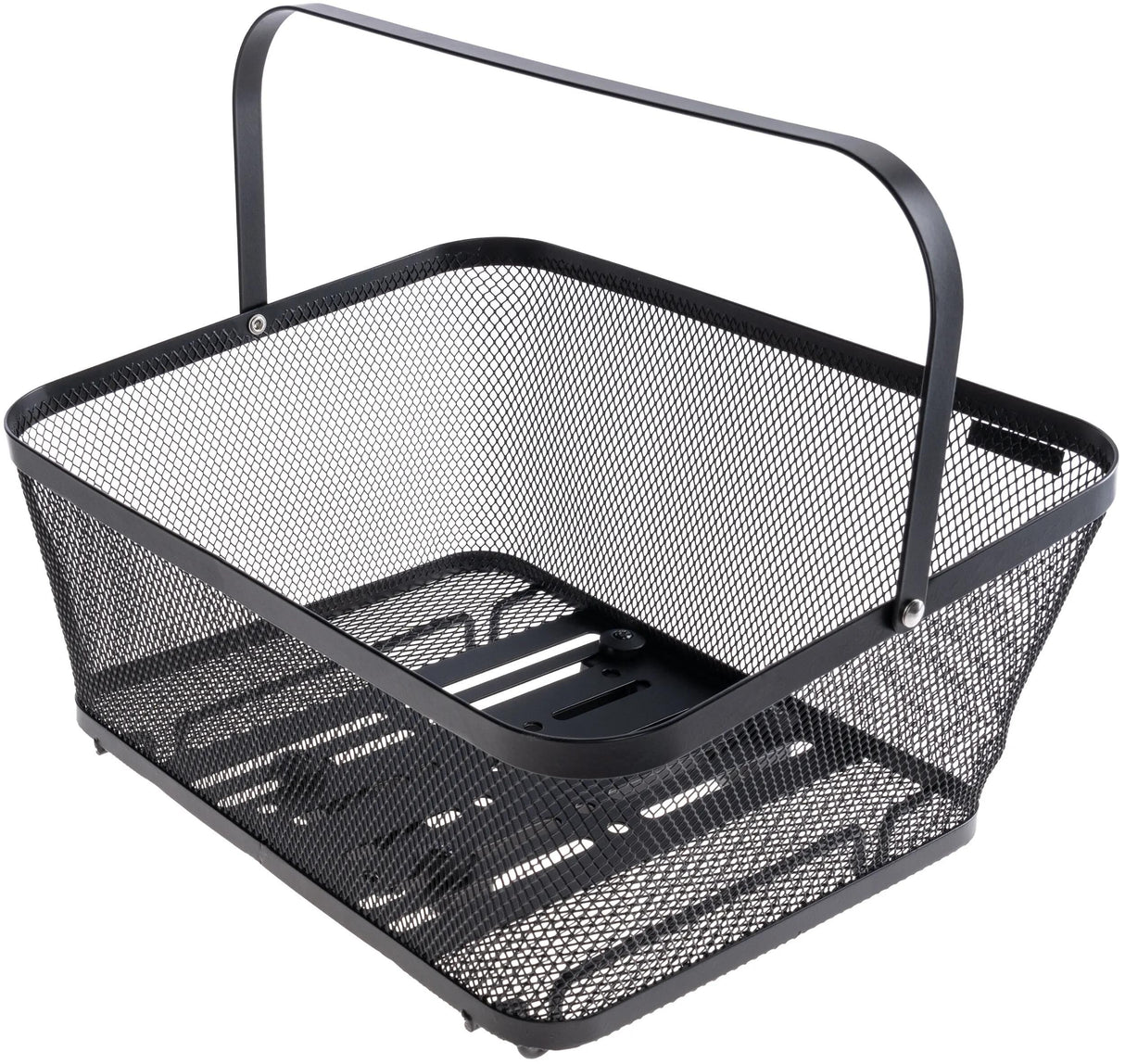 Contec Fahrradkorb, auf der Rückseite von Vero Mik 2.0 ct HR-Korb Vero Mik 2.0 Stahl 40x30x18 14 cm schwarz