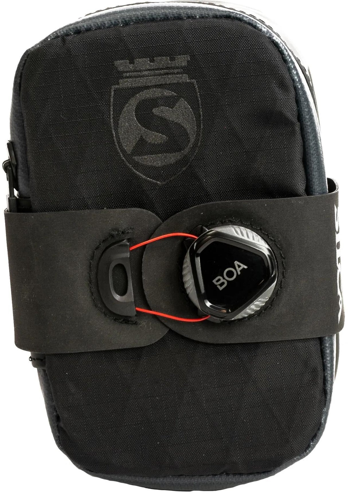 Silca Satteltasche Matte Grande Satteltasche Matte Grande Schwarz Rot