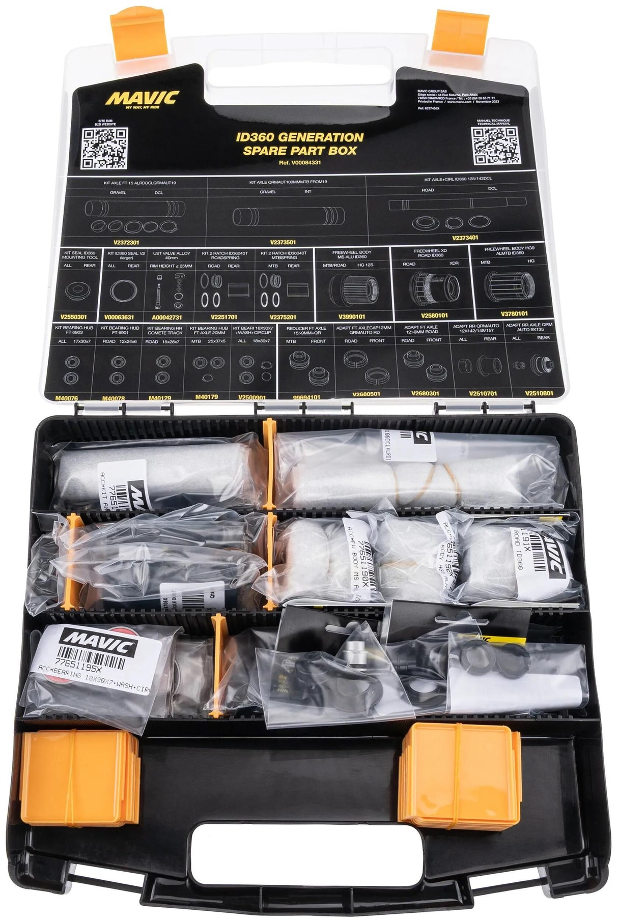 Mavic Teilebox Ersatzteilbox schwarz