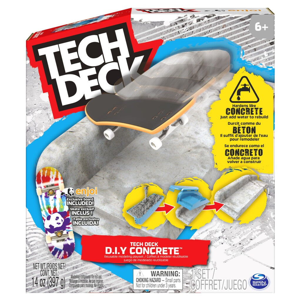 Tech-Deck zum Selbermachen. Beton + Brett
