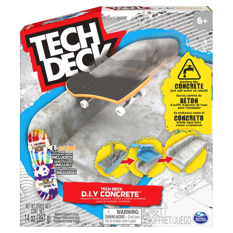 Tech-Deck zum Selbermachen. Beton + Brett