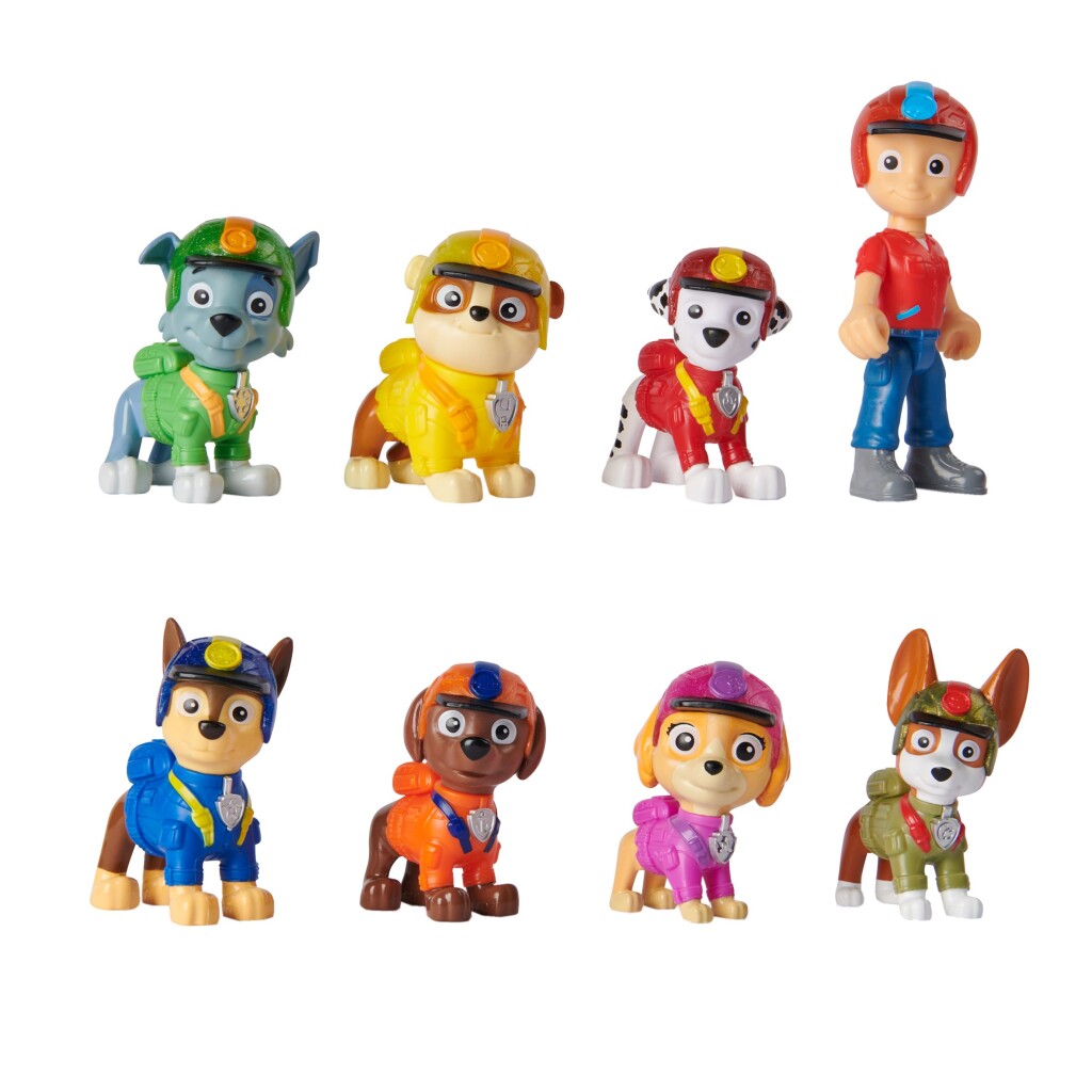 PAW PATROL Jungle Puppies Figures 8 pièces