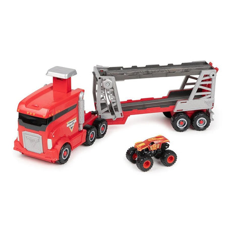 Monster-Jam-Transporter + Monstertruck