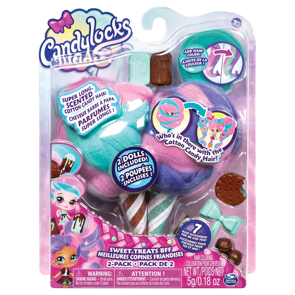 Spin Master Candylocks schwitzt seine beste Freundin mit 2 Puppen