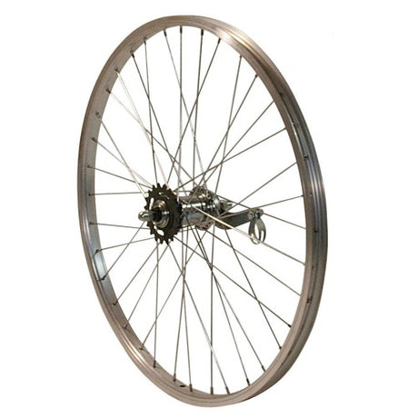 HZB Hinterrad 24 Zoll Etro 507 Alu Remonaf Silber