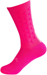 Silca Socken Aero Tall Socken Socke Aero Tall Größe L Neon Pink