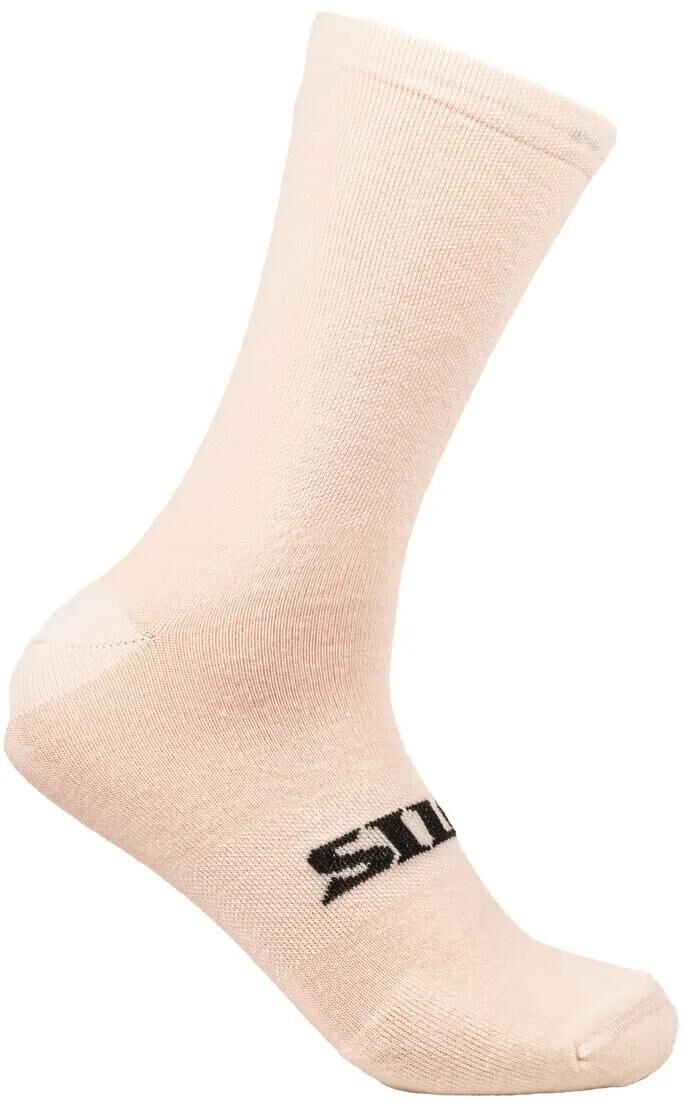 Silca Socke aus Schotterwolle, Größe M, Weiß