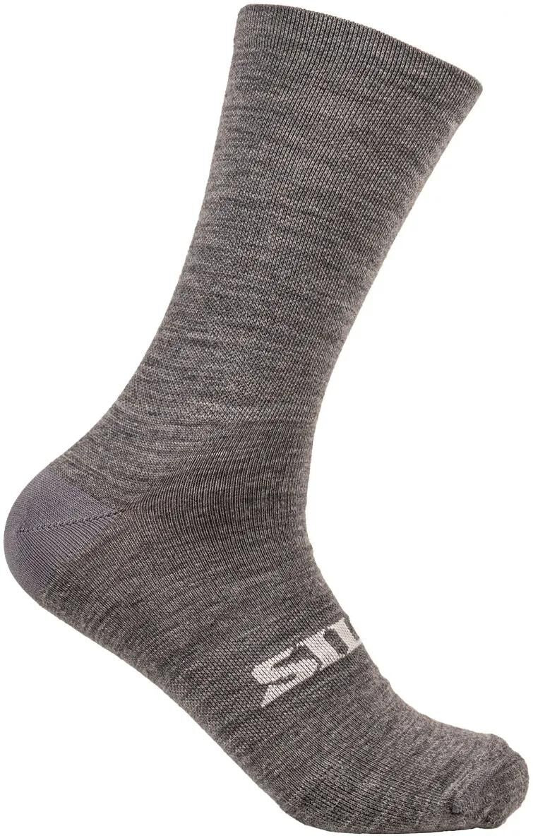Silca Socken Schotterwolle Socke Socke Schotterwolle Größe M grau