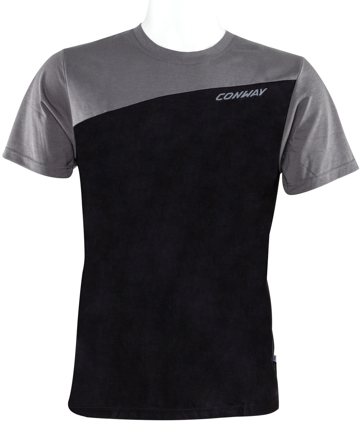 Conway Kurzarmshirt Active Tee SS Jersey Active Tee SS S Grau Schwarz