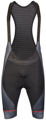 Conway Radhose mit Hosenträgern, Renn-Trägerhose, Trägerhose, Renngröße XL, Schwarz, Grau