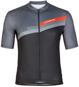 Conway Kurzarmshirt Active Jersey Full Zip SS Jersey Act.Full Zip SS S Grau Schwarz