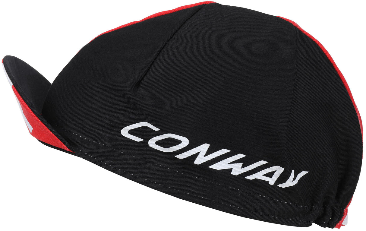 Conway Cap Fahrradkappe Bike RR schwarz rot