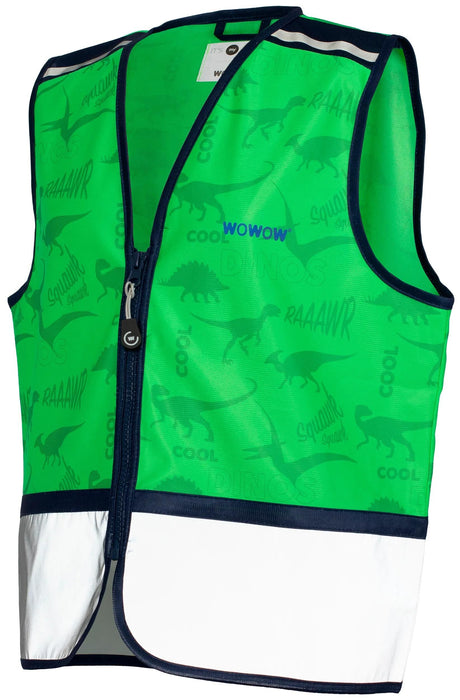 Wowow Weste Zippy Jacke grün reflektierend Kinder Zippy Green Gr. l