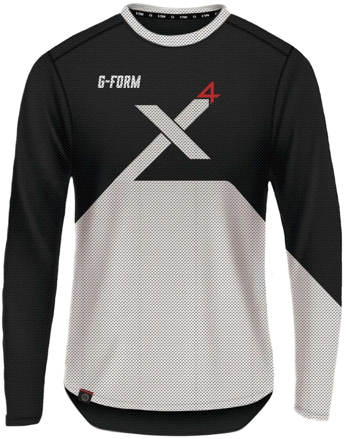 G-Form Longshirt Pro-X4 Langarmshirt Pro X-4 Größe M Bl Weiß
