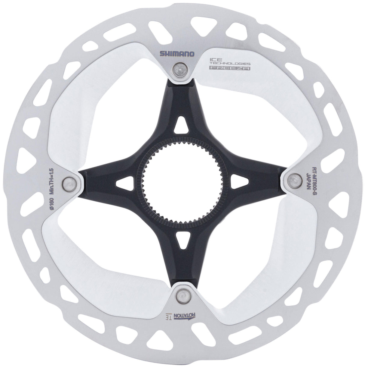 Shimano Bremsscheibe RT-MT800 Rotor Shim.RT-MT800 160 mm cl
