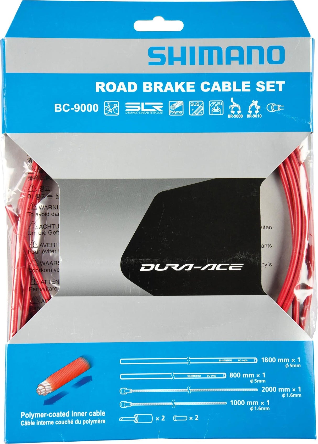 Shimano Bremskabelsatz Dura Ace BC-9000 BR. Kabelsatz da BC9000 Shim. Hrsg