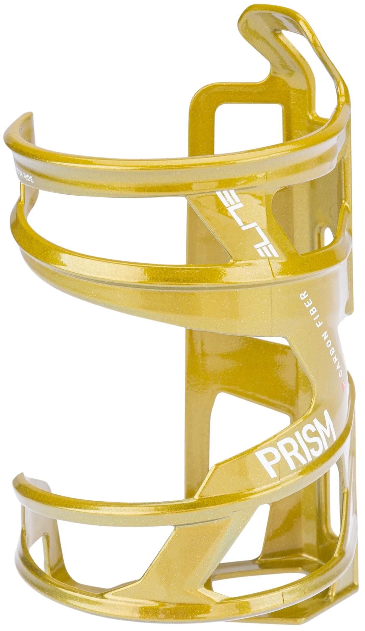 Elite Flaschenhalter Prisma Carbon Mod.19 Flaschenhalter Prisma Carbon Rechts Gold Metall
