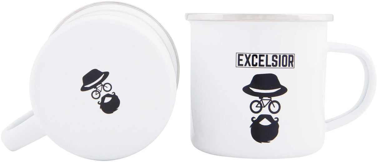 Excelsior-Becher, 250 ml, 300 ml, weißer Chromrand