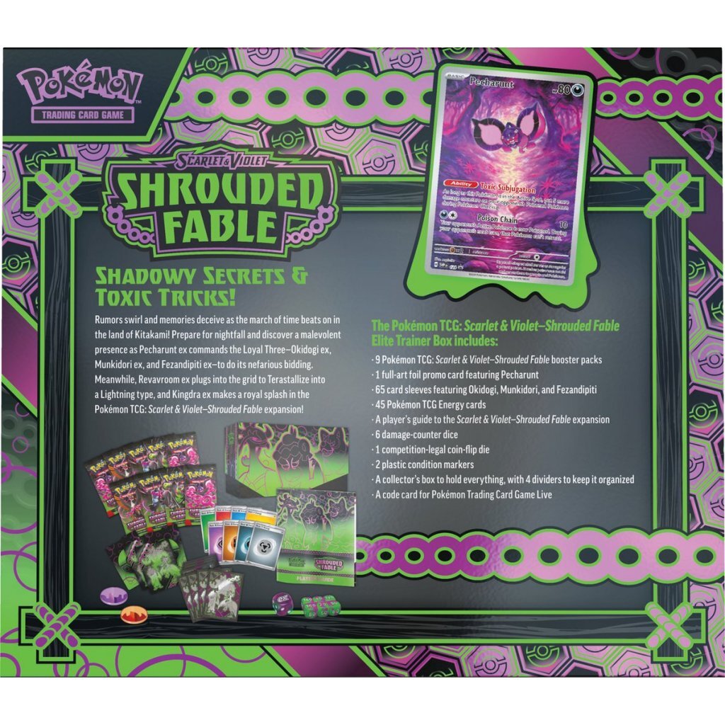 Pokemon pok eacute;mon scarlet violet shrouded fable trainer box