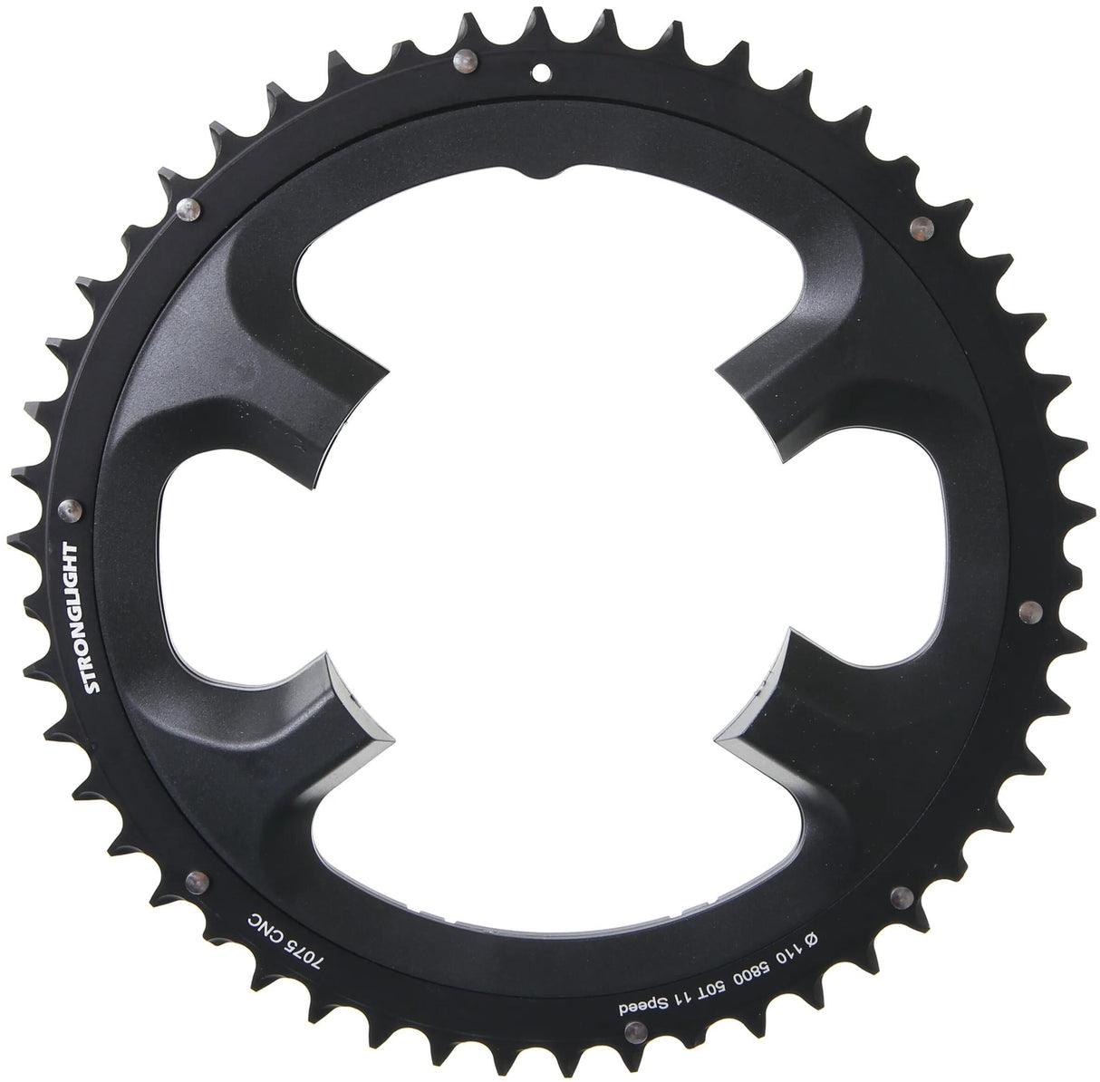 Stronglight Kettenblatt mod. 17 Kettenblatt stark. 50t Außenaluminium schwarz