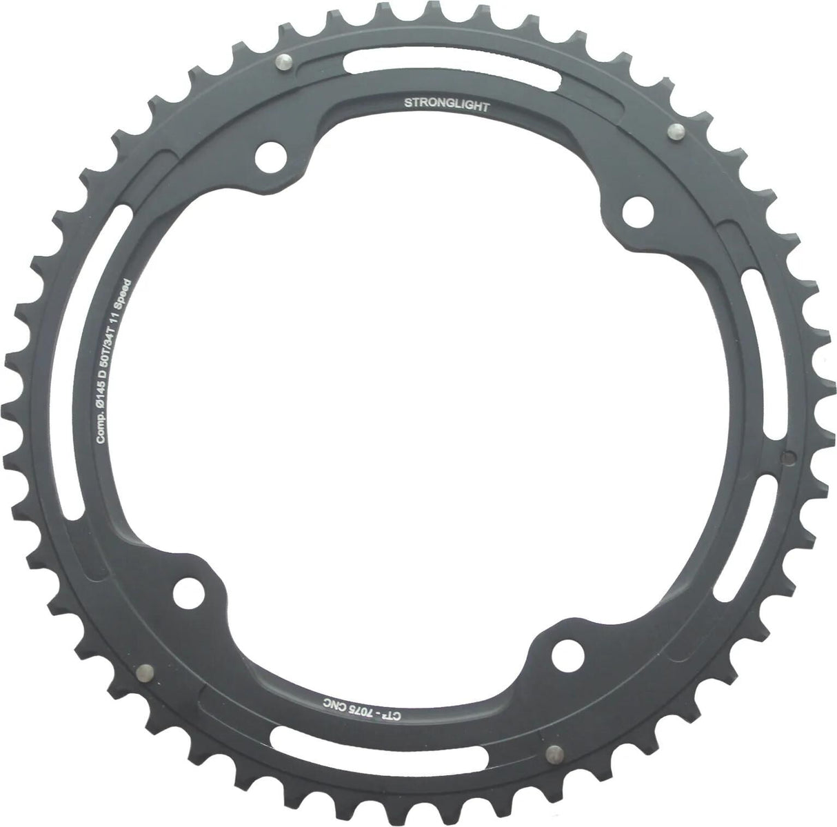 Stronglight Kettenblatt CT2 Mod. 17 Kettenblatt stark. ct2 50t äußere Cer.-Tefl.-Beschichtung.