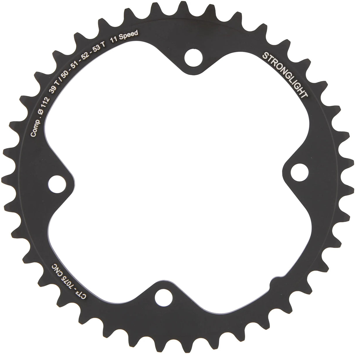 Stronglight Kettenblatt CT2 Mod. 17 Kettenblatt stark. ct2 39t innere Cer.-Tefl.-Beschichtung.