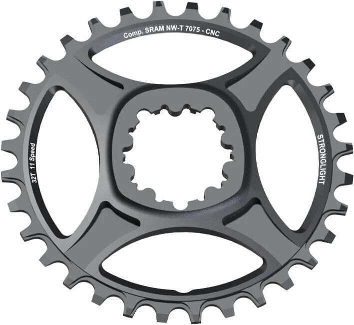 Stronglight Kettenblatt ht3 mod. 17 Kettenblatt Strongl.HT3 32Z innen Alu schwarz