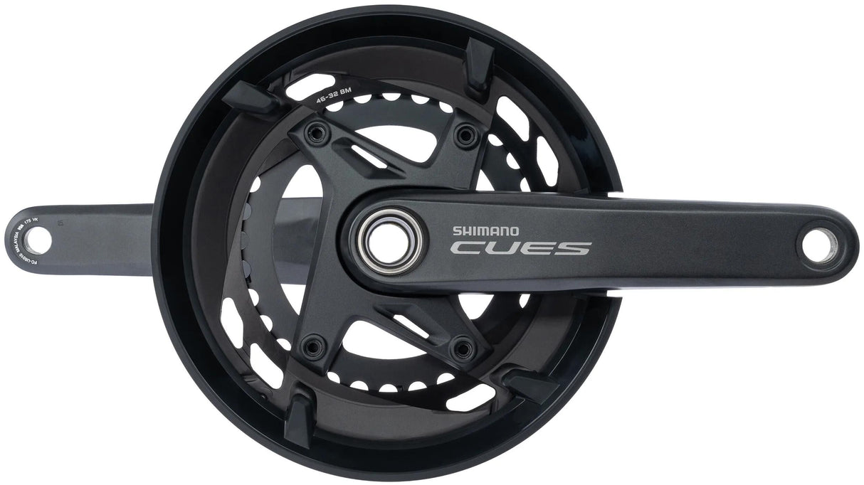 Shimano Kurbelgarnitur Cues FC-U6010-2 Kurbelgarnitur Shim.Cues FC-U6010-2 175 mm mit CGR