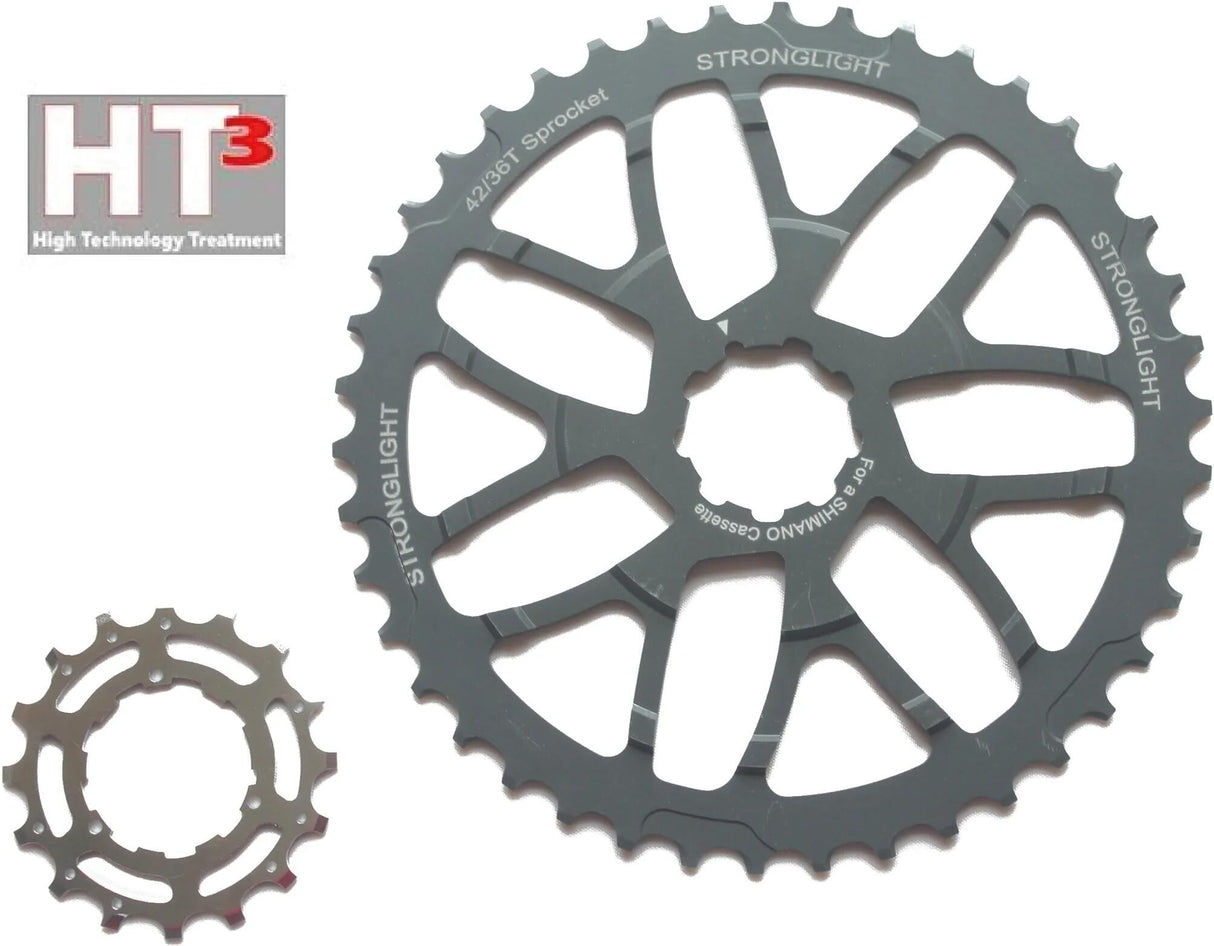 Stronglight-Umrüstsatz ht3 mod. 17 Konv. Kit stark. ht3 16 42t f.Unterlegscheibe.