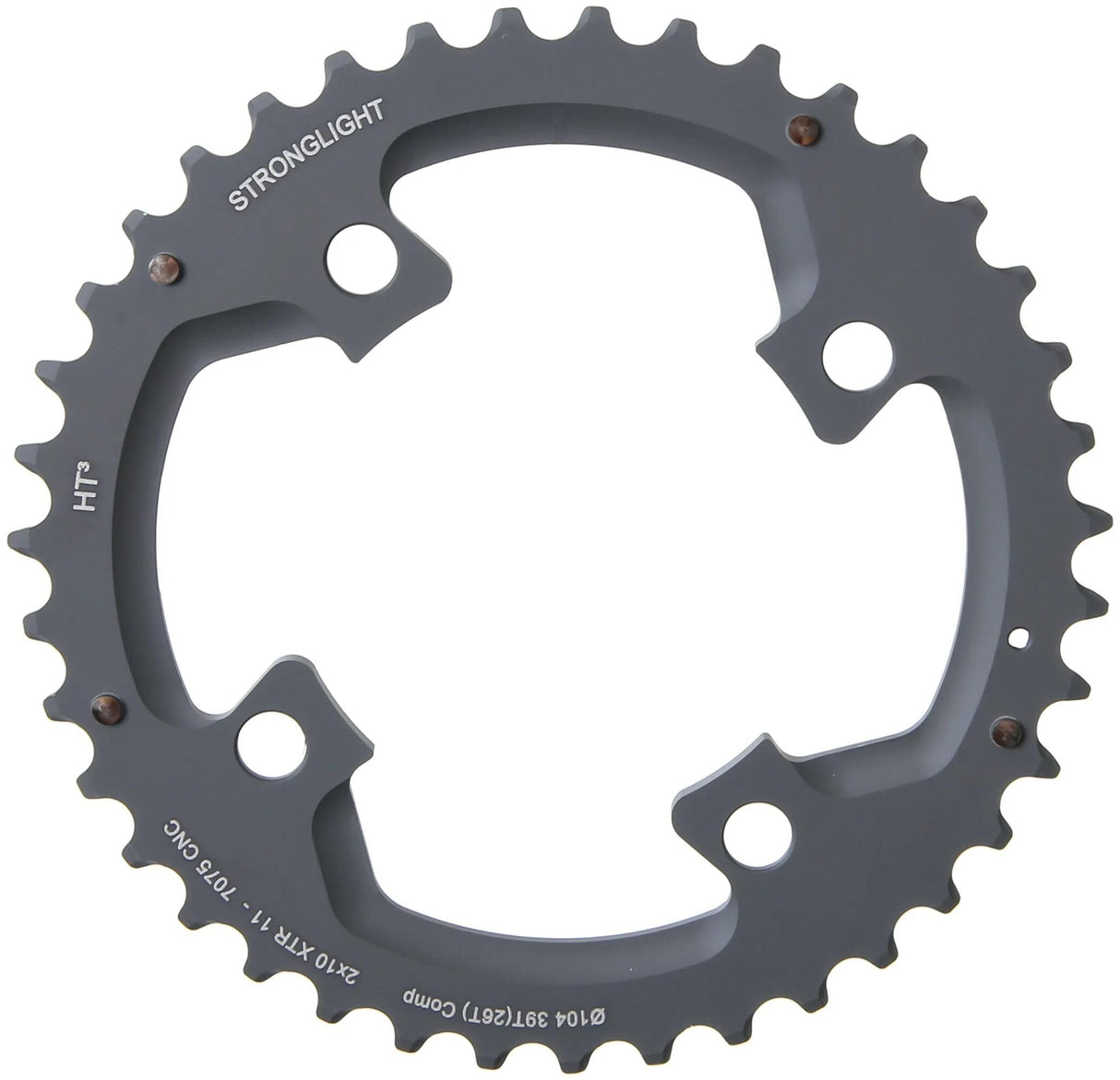 Stronglight MTB Kettenblatt HT3 mod. 17 Kettenblatt stark. ht3 39t äußeres Alu schwarz