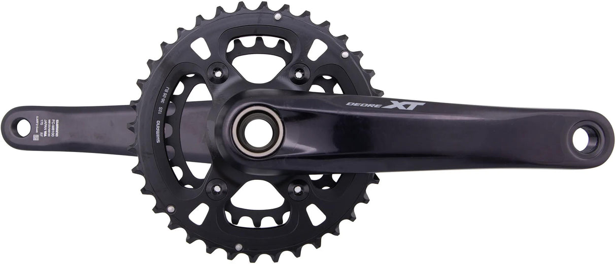 Shimano Kurbelgarnitur Deore XT FC-M8100 Kurbelgarnitur Shim.XT FCM8100 26 36t.175mm HT2 12sp bl.