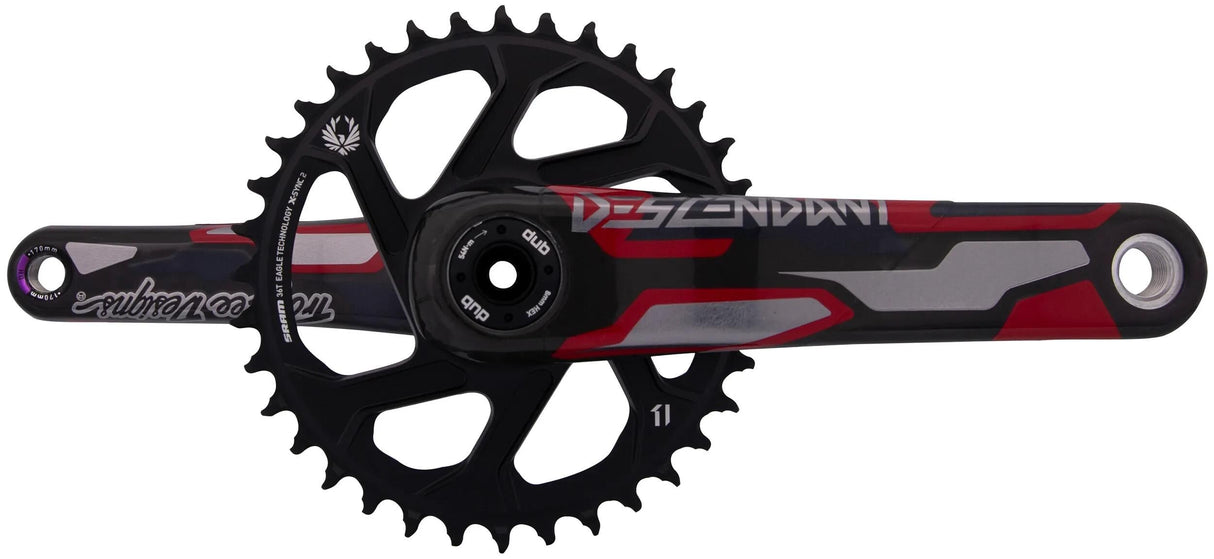 Truvativ Kurbelgarnitur Nachkomme Troy Lee Design Eagle dh Kurbelgarnitur truv.desc.troy lee de.eagle dh dub83 36t