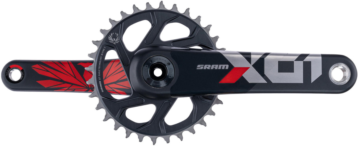 Sram Kurbelgarnitur X01 Eagle Kurbelgarnitur X01 Eagle 32T Boost 165mm Oxy Red