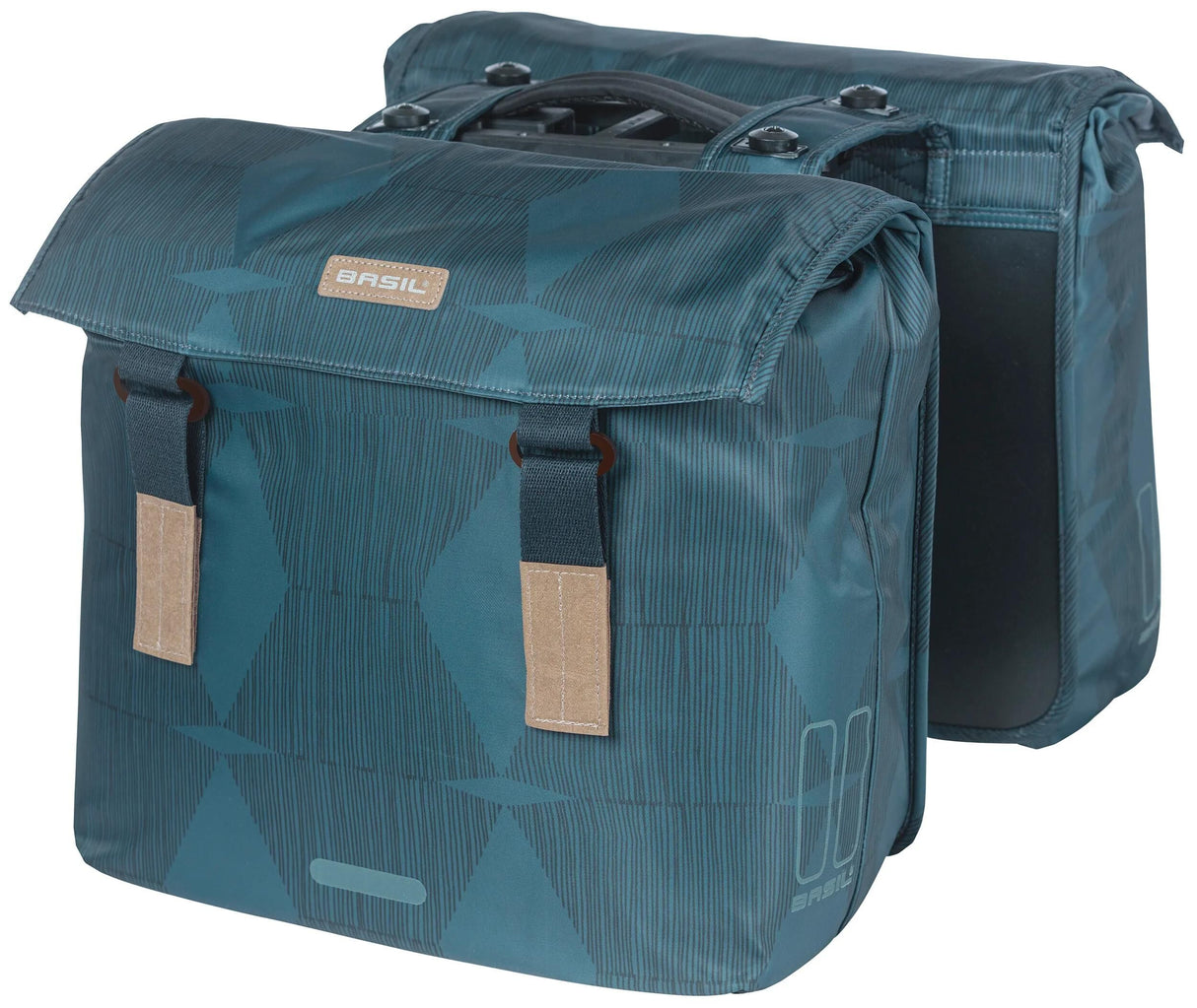 Basil Doppelte Fahrradtasche Elegance Mik 40-49 Liter – Kombiblau