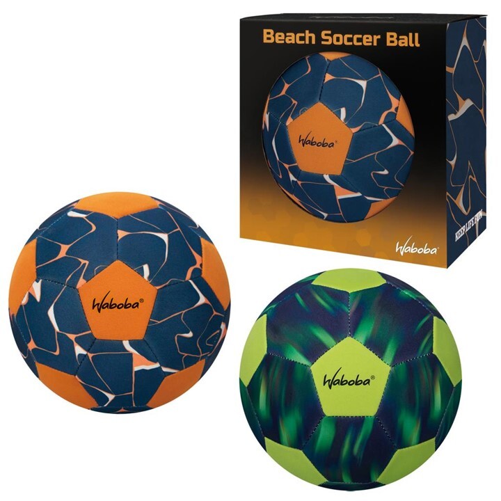 Waboba neopreen beach voetbal maat 5 groen oranje