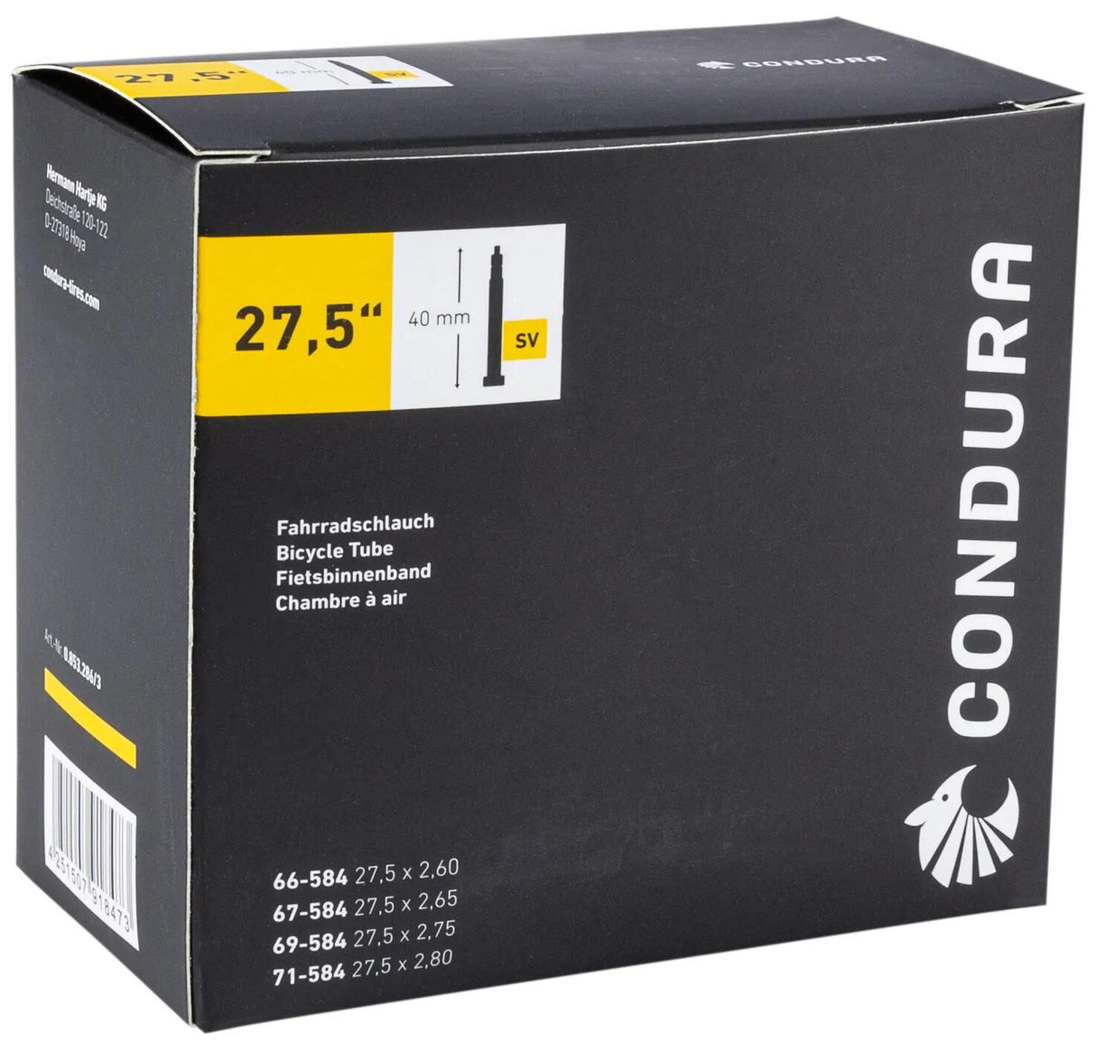 Condura-Schlauch – 27,5 Schlauch 27,5 SV40 SV40 66 71–584